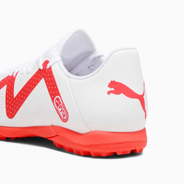 FUTURE PLAY TT Men's Football Boots, PUMA White-Fire Orchid, large-ZAF