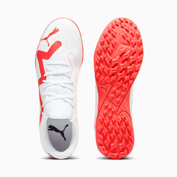 FUTURE PLAY TT Men's Football Boots, PUMA White-Fire Orchid, large-ZAF