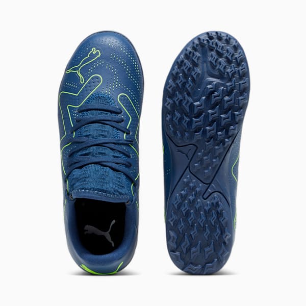FUTURE PLAY TT Youth Football Boots, Persian Blue-Pro Green, large-ZAF