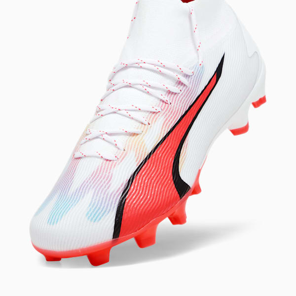 ULTRA PRO FG/AG Men's Football Boots, PUMA White-PUMA Black-Fire Orchid, large-ZAF