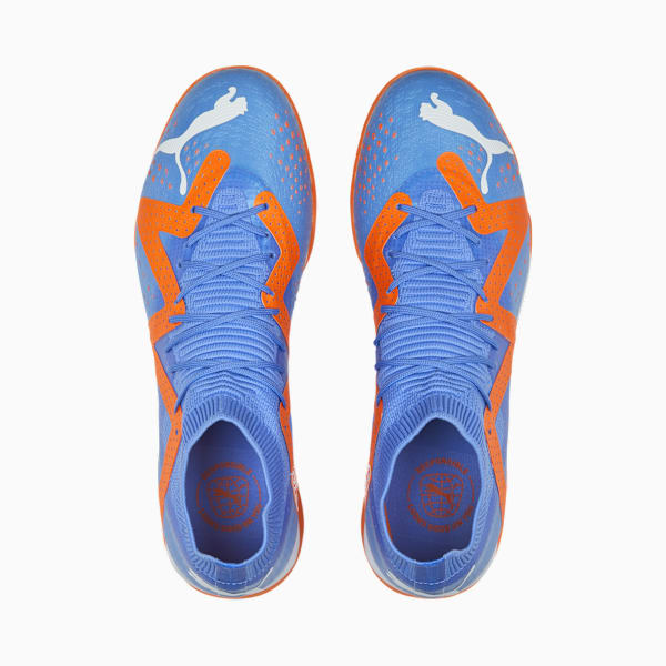 Botines de fútbol FUTURE Match IT, Blue Glimmer-PUMA White-Ultra Orange, large-ARG