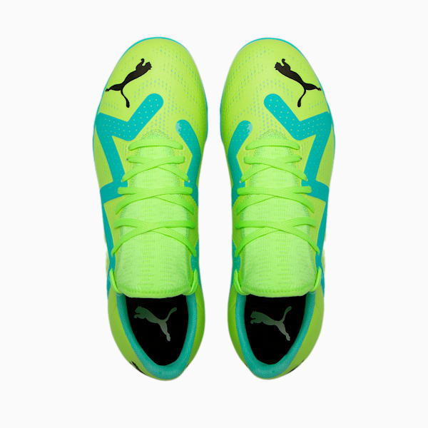 Botines de fútbol FUTURE Play TT, Fast Yellow-PUMA Black-Electric Peppermint, large-ARG