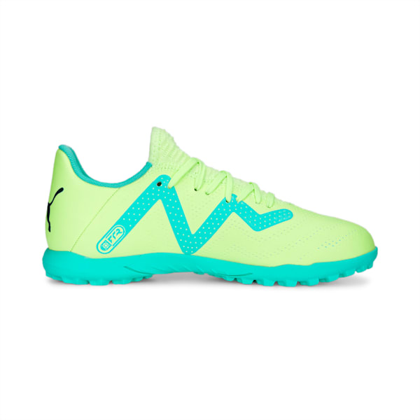 Botines de fútbol juveniles FUTURE Play TT, Fast Yellow-PUMA Black-Electric Peppermint, large-ARG