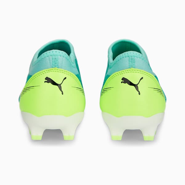 Botines de fútbol juveniles ULTRA Match LL FG/AG, Electric Peppermint-PUMA White-Fast Yellow, large-ARG