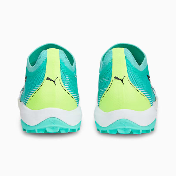 Botines de fútbol para hombre ULTRA Match TT, Electric Peppermint-PUMA White-Fast Yellow, large-ARG