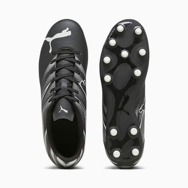 ATTACANTO FG/AG Football Boots, PUMA Black-Silver Mist, large-ZAF