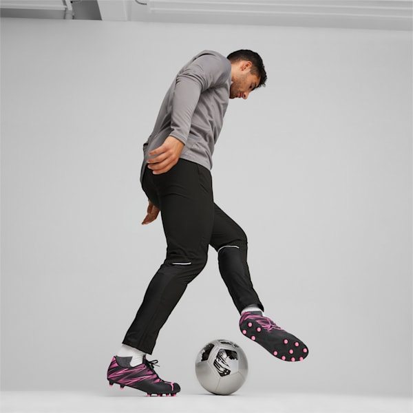 Tacos de futbol ATTACANTO FG/AG, PUMA Black-Poison Pink, large-MEX