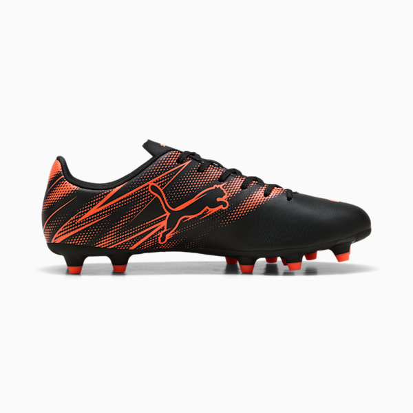 Tacos de futbol ATTACANTO FG/AG, PUMA Black-Glowing Red, large-MEX