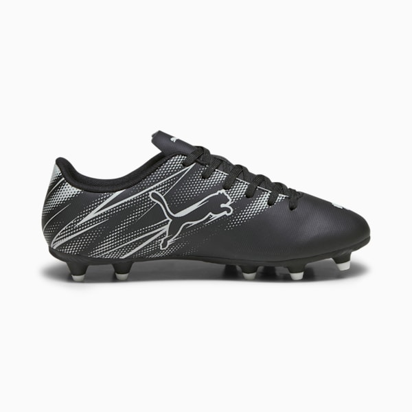 Tacos de futbol ATTACANTO FG/AG para adolescentes, PUMA Black-Silver Mist, large-MEX