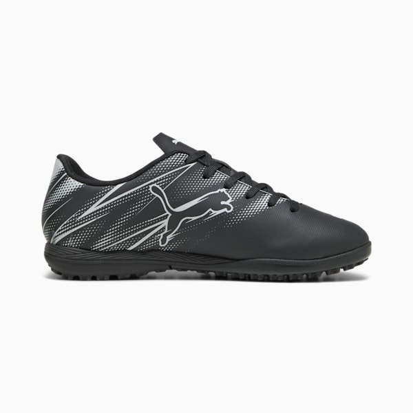ATTACANTO TT Youth Football Boots, PUMA Black-Silver Mist, large-MEX