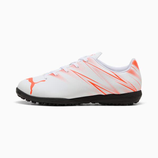 Tacos de futbol ATTACANTO TT para adolescentes, PUMA White-Glowing Red, large-MEX