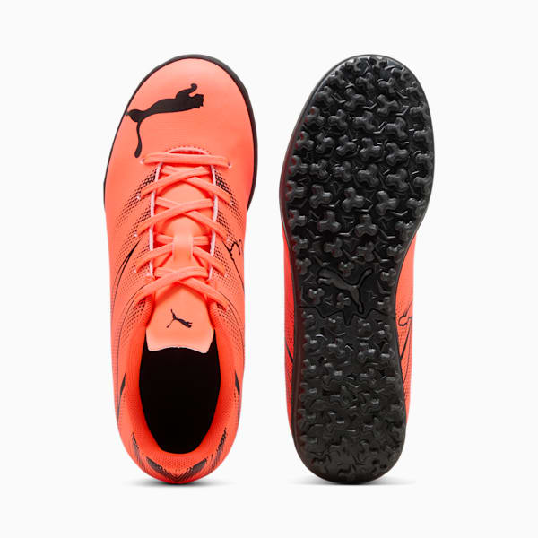 ATTACANTO TT Youth Football Boots, Glowing Red-PUMA Black, large-MEX