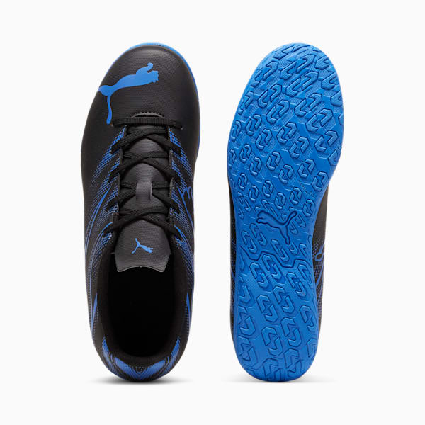 ATTACANTO IT Youth Football Boots, PUMA Black-Bluemazing, large-MEX