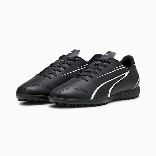 Tacos de fútbol adolescentes VITORIA TT, PUMA Black-PUMA White, large-MEX