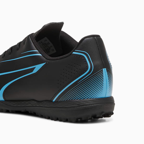 VITORIA TT Football boots, PUMA Black-Luminous Blue, large-ZAF