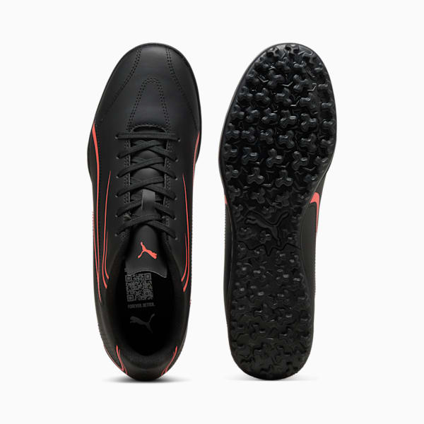 VITORIA TT Football boots, PUMA Black-Glowing Red, large-MEX