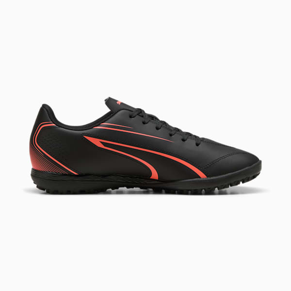 VITORIA TT Football boots, PUMA Black-Glowing Red, large-MEX