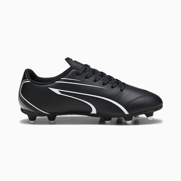 Tacos de fútbol adolescentes VITORIA FG/AG, PUMA Black-PUMA White, large-MEX