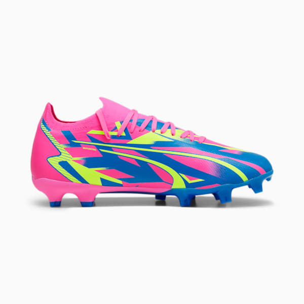 ULTRA MATCH ENERGY FG/AG Football Boots Unisex, Luminous Pink-Yellow Alert-Ultra Blue, large-ZAF