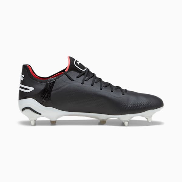 KING ULTIMATE MxSG Football Boots Unisex, PUMA Black-PUMA White-Fire Orchid, large-ZAF