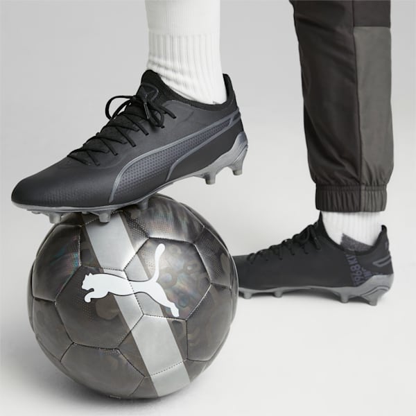 Botines de fútbol Puma KING ULTIMATE FG/AG, PUMA Black-Asphalt, large-ARG