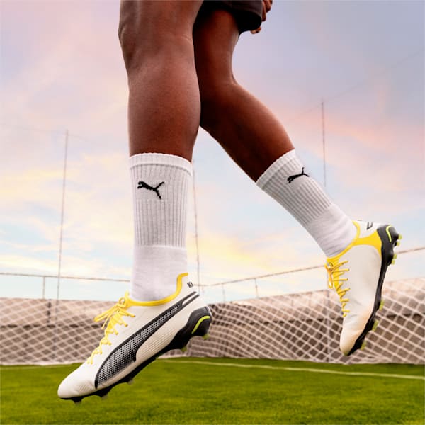 Botines de fútbol Puma KING ULTIMATE FG/AG, PUMA Black-Asphalt, large-ARG