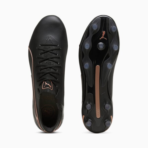 Botines de fútbol Puma KING ULTIMATE FG/AG, PUMA Black-Copper Rose, large-ARG