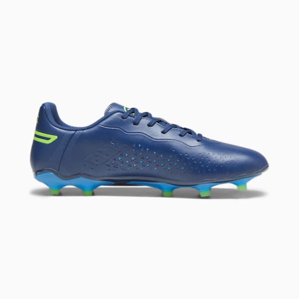 Botines de fútbol Puma KING MATCH FG/AG, Persian Blue-Pro Green-Ultra Blue, large-ARG