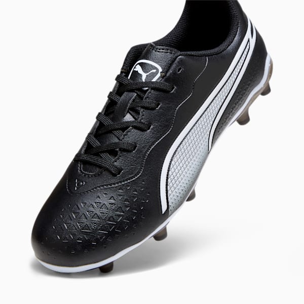Botines de fútbol Puma KING MATCH FG/AG para niños, PUMA Black-PUMA White, large-ARG