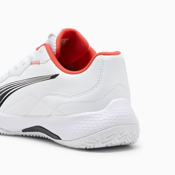 Tenis de pádel juvenil NOVA Smash, PUMA White-PUMA Black-Active Red, large-MEX