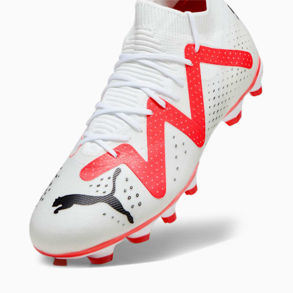Botines FUTURE MATCH FG/AG ADP, PUMA White-PUMA Black-Fire Orchid, large-ARG