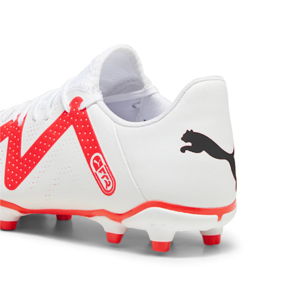 Botín FUTURE PLAY FG/AG ADP, PUMA White-Fire Orchid, large-ARG