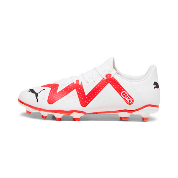 Botín FUTURE PLAY FG/AG ADP, PUMA White-Fire Orchid, large-ARG