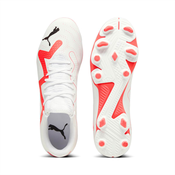 Botín FUTURE PLAY FG/AG ADP, PUMA White-Fire Orchid, large-ARG