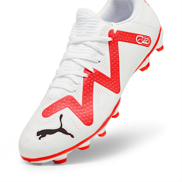 Botín FUTURE PLAY FG/AG ADP, PUMA White-Fire Orchid, large-ARG