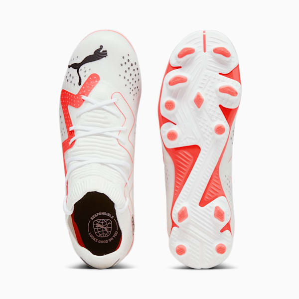 Botines FUTURE MATCH FG/AG para jóvenes ADP, PUMA White-PUMA Black-Fire Orchid, large-ARG