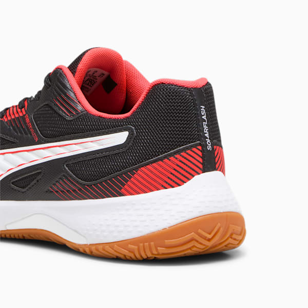 Zapatillas para deportes de interior Solarflash II, PUMA Black-Fire Orchid-PUMA White-Gum, large-ARG