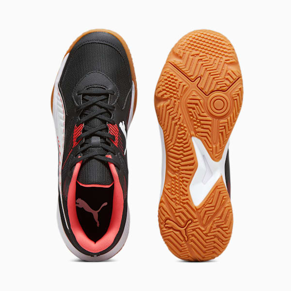 Zapatillas para deportes de interior Solarflash II, PUMA Black-Fire Orchid-PUMA White-Gum, large-ARG