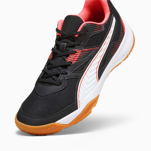 Zapatillas para deportes de interior Solarflash II, PUMA Black-Fire Orchid-PUMA White-Gum, large-ARG