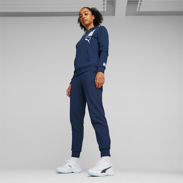 Zapatillas para deportes de interior Solarflash II, PUMA White-Nitro Blue-Shadow Gray, large-ARG