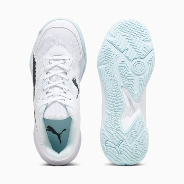 Zapatillas para deportes de interior Solarflash II, PUMA White-Nitro Blue-Shadow Gray, large-ARG