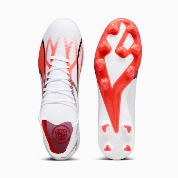Botines  ULTRA MATCH FG/AG ADP, PUMA White-PUMA Black-Fire Orchid, large-ARG
