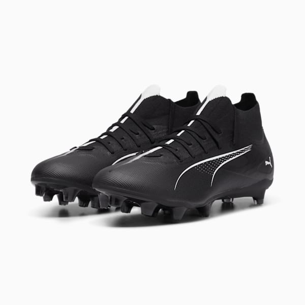 ULTRA 5 MATCH+ FG/AG Football Boots, PUMA Black-PUMA White, large-ZAF