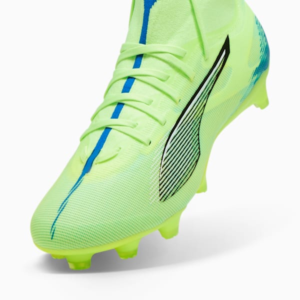 ULTRA 5 MATCH+ FG/AG Football Boots Women, Fizzy Apple-PUMA White-Bluemazing, large-ZAF