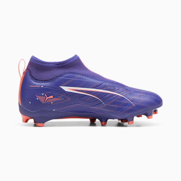 Tacos de fútbol adolescentes ULTRA 5 MATCH+ FG/AG, Lapis Lazuli-PUMA White-Sunset Glow, large-MEX