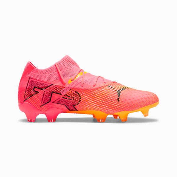 FUTURE 7 ULTIMATE FG/AG Women's Football Boots, Sunset Glow-PUMA Black-Sun Stream, large-ZAF