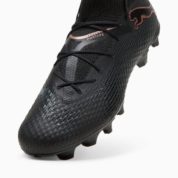FUTURE 7 PRO FG/AG Football Boots, PUMA Black-Copper Rose, large-ZAF