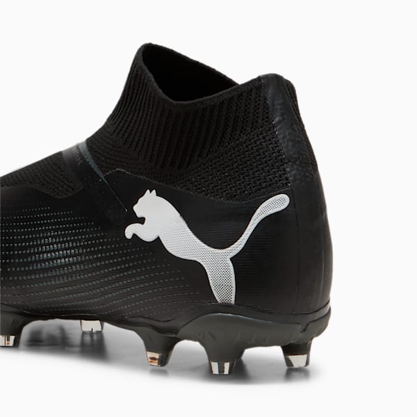 FUTURE 7 MATCH FG/AG Laceless Football Boots, PUMA Black-PUMA White, large-ZAF