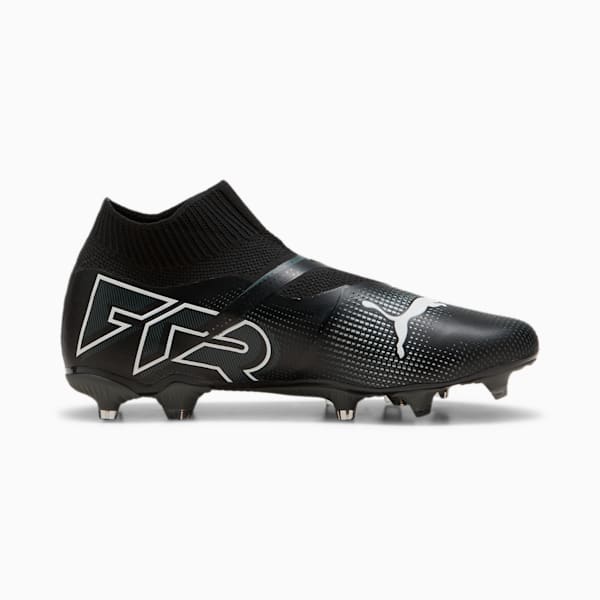 FUTURE 7 MATCH FG/AG Laceless Football Boots, PUMA Black-PUMA White, large-ZAF