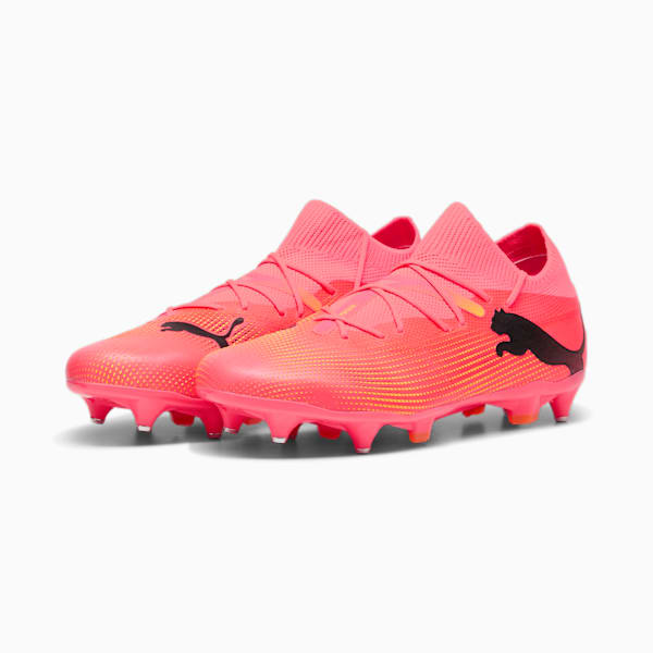 Botines de fútbol FUTURE 7 MATCH MxSG, Sunset Glow-PUMA Black-Sun Stream, large-ARG